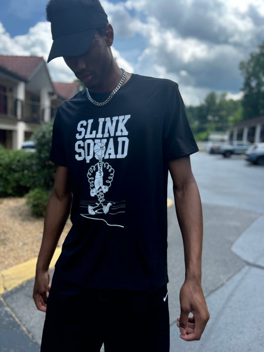 Black Short Sleeve (SLINKYMAN Design)